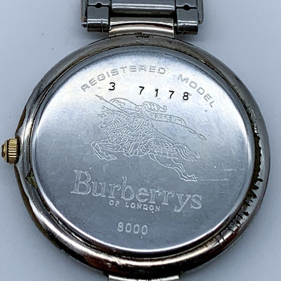 Vintage Butberrys Silver & Gold Wristwatch - Picture 11 of 13